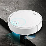 Пилосос робот Vacuum Cleaner ES28 для сухого та вологого прибирання Білий, фото 6