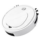 Пилосос робот Vacuum Cleaner ES28 для сухого та вологого прибирання Білий, фото 7