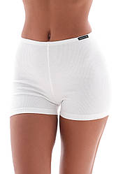 Укорочені велосипедки German Volf 25082 бавовняний рубчик, колір молочний