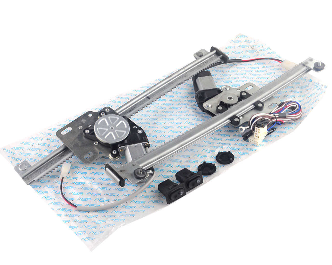 Склопідіймач ВАЗ 2110-12 перед. електричний, рейкового типу (к-т 2 шт.)