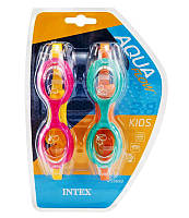 Дитячі окуляри для плавання Інтекс Intex 3-8 років 2 шт.