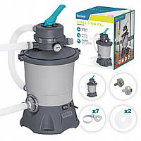 Пісочний фільтр - насос для басейнів Bestway 3596 л/год для басейнів об'ємом від 1100 до 18100 літрів (58515)