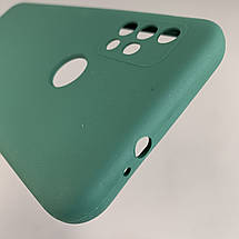 Чохол для Motorola Moto G10 силіконовий кейс чохол з мікрофіброю на телефон моторола мото г10 зелений r4e, фото 5