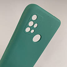 Чохол для Motorola Moto G10 силіконовий кейс чохол з мікрофіброю на телефон моторола мото г10 зелений r4e, фото 3