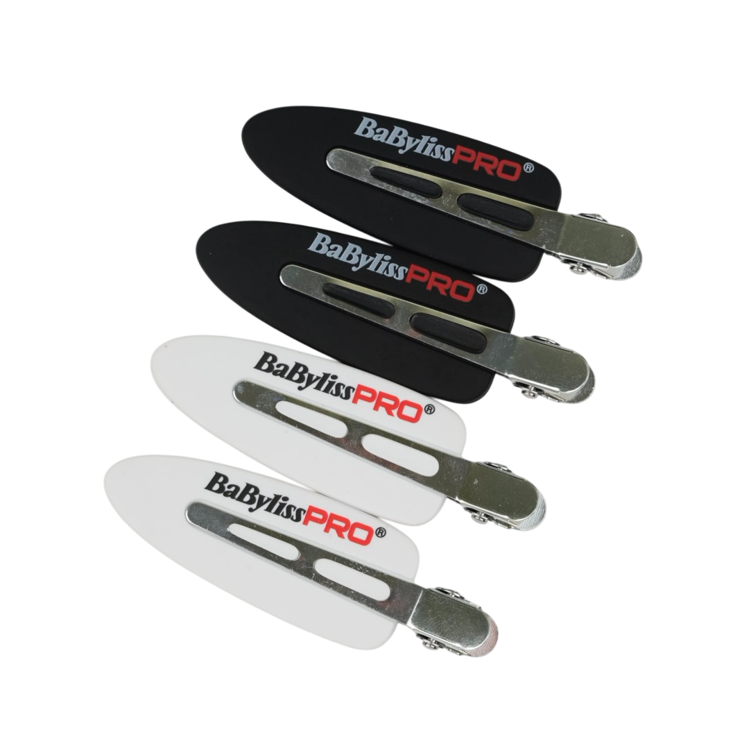 Металеві перукарські затискачі для волосся BaByliss PRO DUAL SHIELD DENTS 4 шт. (M4460E), фото 1