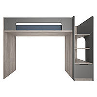 Дитяче односпальне ліжко гірка горище для дитини школяра дівчинки хлопчика в дитячу кімнату Тетріс Ліон