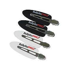 Металеві перукарські затискачі для волосся BaByliss PRO DUAL SHIELD DENTS 4 шт. (M4460E)