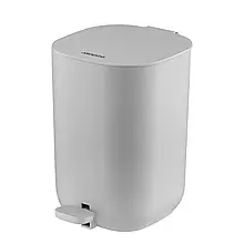 Відро для сміття Ardesto Vigor з педаллю, 3 л, поліпропілен, сірий ARHB3602G