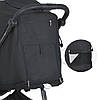 Прогулянкова коляска El Camino FIJI ME 1113-2 Black Matt Чорна, фото 6