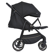 Прогулянкова коляска El Camino FIJI ME 1113-2 Black Matt Чорна, фото 5