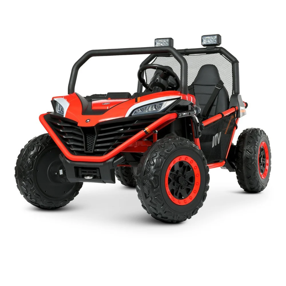 Дитячий електромобіль Джип Bambi Racer M 4969EBLR-3 (24V) Червоний, фото 1