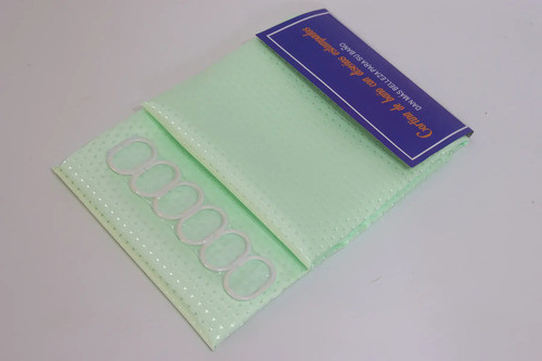 Фіранка тканинна для ванної кімнати однотонна та 12 кілець Chaoya салатова, фото 1