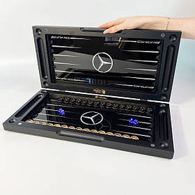 Нарди дерев'яні "Mercedes-Benz" – 50×24×6см зі скляним полем