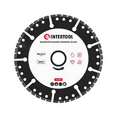 Диск алмазний сегментний 180×22.2 INTERTOOL CT-1011 диск відрізний для УШМ