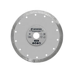 Диск алмазний відрізний 180 мм INTERTOOL CT-3104 диск для керамограніту керамічний