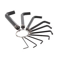 Набір ключів шестигранних INTERTOOL HT-1842 Г-тип 10 шт ключі-шестигранники набір