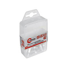 Набір насадок для викрутки 25 шт PZ3 INTERTOOL VT-0023 1/4" 25 мм комплект насадок