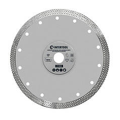 Диск алмазний по керамограніту  відрізний INTERTOOL CT-3105 230 мм диск для кераміки