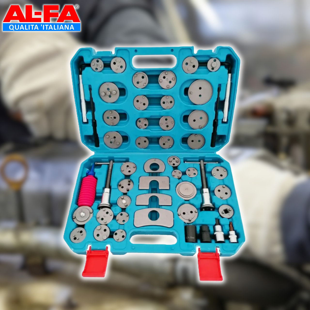 Комплект для обслуговування гальмівних циліндрів AL-FA ALBPR41P 41 шт.
