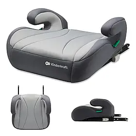 Дитяче автокрісло-бустер Kinderkraft i-Boost сіре