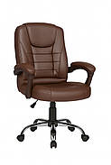 Офісне крісло Prime Reg Коричневе комп'ютерне крісло, фото 3
