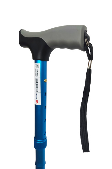 Палиця алюмінієва складана телескопічна Doctor Life 11874/F/SZ-BLU синій, фото 1