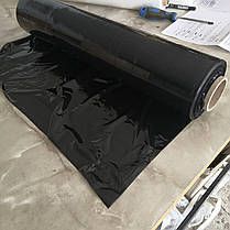 Стрейч плівка чорна 20мкм х 500мм х 300м (2,7 кг), фото 4