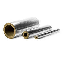 Трубна ізоляція UKRIZOL базальтова шкаралупа з фольгою 150/100 базальтові циліндри, фото 2