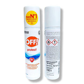 Аерозоль ОФФ OFF Family Protect від комарів  для всієї родини 100 мл