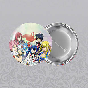 Значок 56 мм Аніме Fairy Tail 002