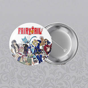Значок 56 мм Аніме Fairy Tail 004