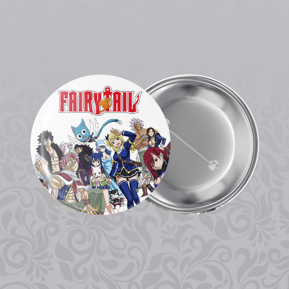 Значок 56 мм Аніме Fairy Tail 004