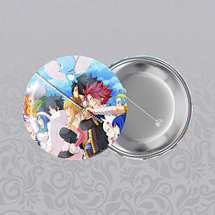 Значок 56 мм Аніме Fairy Tail 005