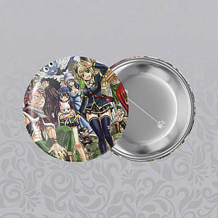 Значок 56 мм Аніме Fairy Tail 009