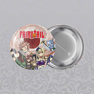 Значок 56 мм Аніме Fairy Tail 010