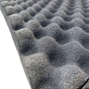 Акустична панель Піраміда 2000х1000х20 мм з клеєм, фото 2