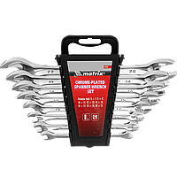 Набір ключів ріжкових, 8 од.,CrV, "MTX" (152389)