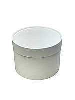 Набір коробок з завальцованой кришкой (крем перламутр)