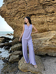 Жіночий комплект (майка+штани) LUMIA, лаванда