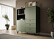 Буфет в сучасному стилі Aldo AL6 B2D/3S Accord, колір зелений дим, фото 6