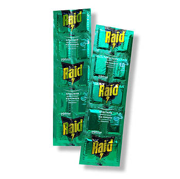 Пластини від комарів Рейд Raid Евкаліпт 10 шт