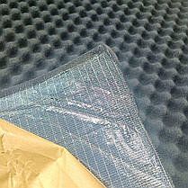 Акустична панель Піраміда 2000х1000х50 мм з клеєм, фото 3