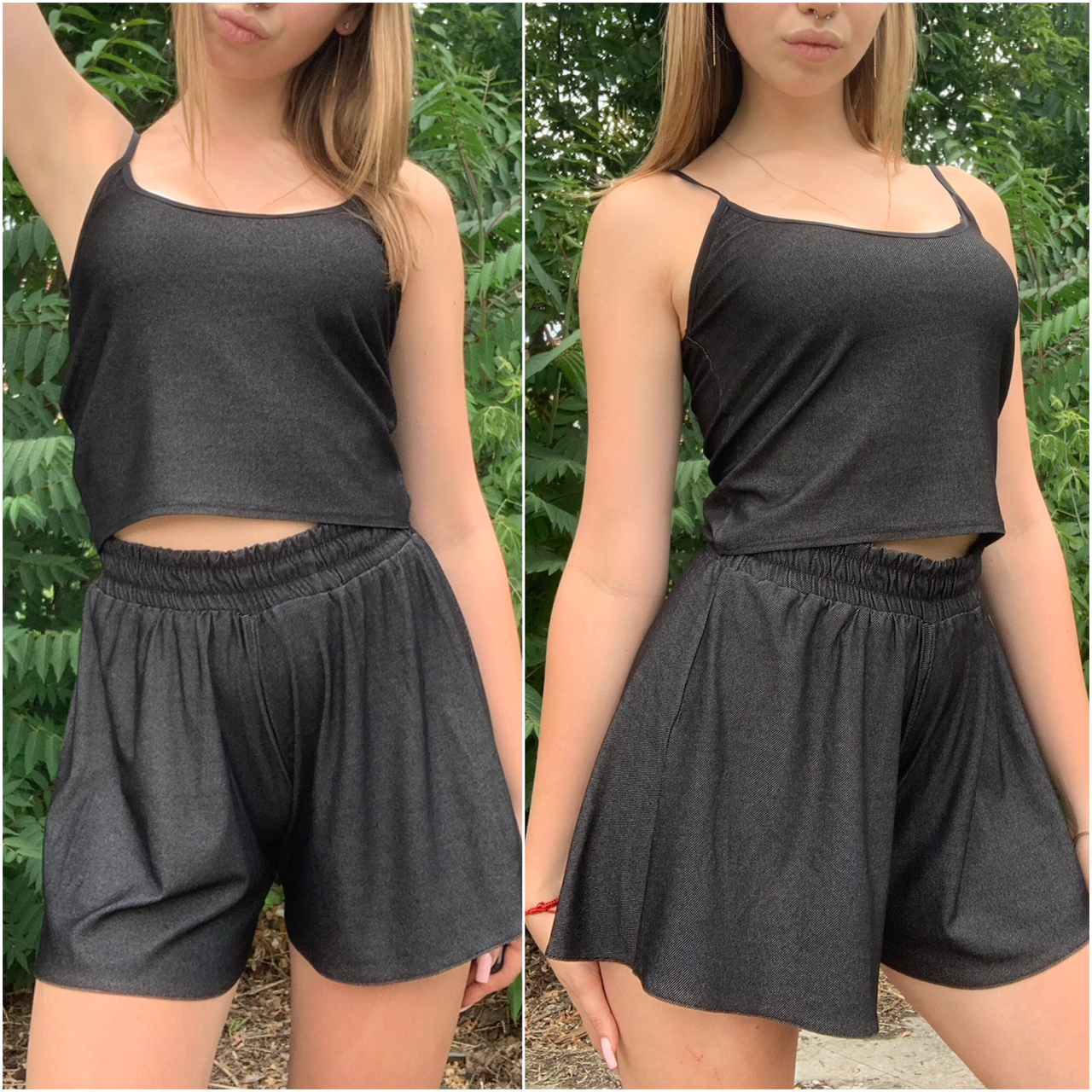 Жіночий літній костюм шорти і топ-майкою, фото 1