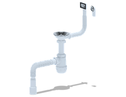 Сифон АНІ Грот 3 1/2'*40 з гнучким переливом A0145DIYEU