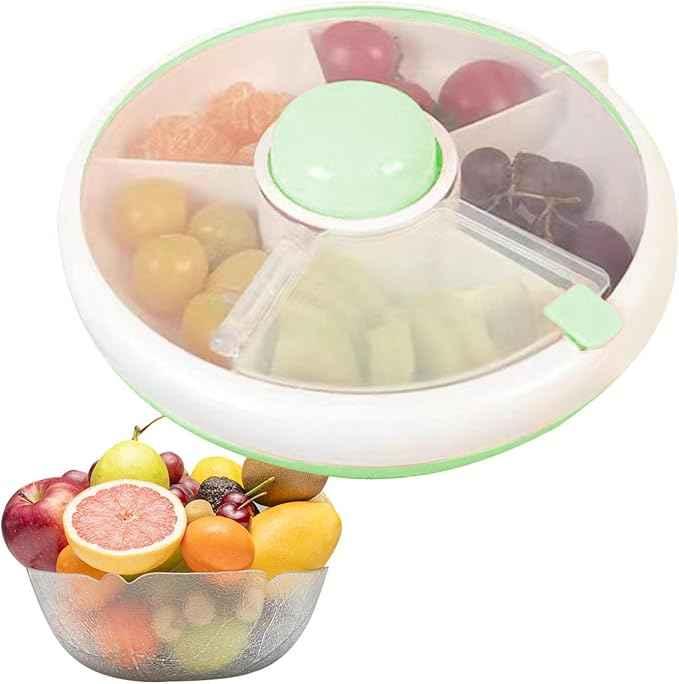 Ланчбокс на 5 відділень кухонний Kids Large Snack Spinner, фото 1