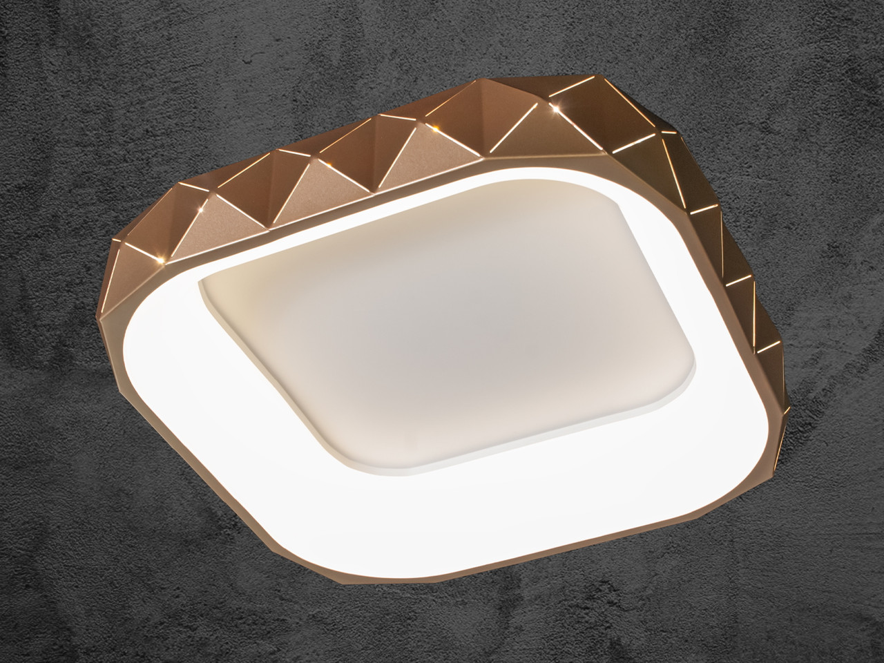 Стельовий світильник LED з регулюванням кольору, золото, 50W для спальні 8149-500CE GD