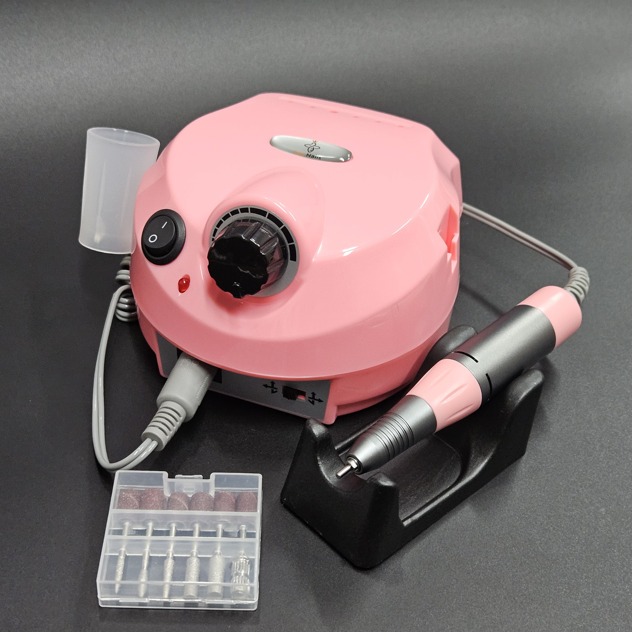 Апарат для манікюру і педикюру Bee Nails 202-C Pink на 65Вт. 45000об/хв., фото 1