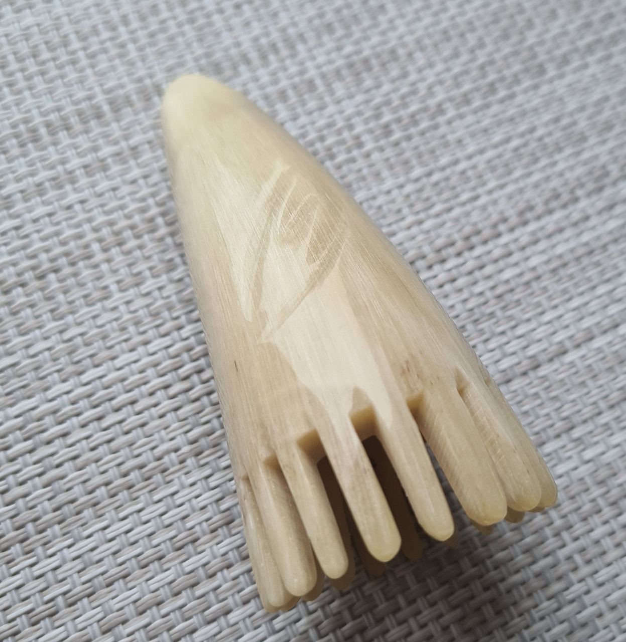 Гребінь ріг буйвола масажний для голови, фото 1