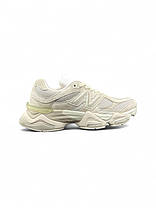Кросівки New Balance 9060 Beige жіночі Нью Беланс 9060 бежеві зама текстиль шкіра демісезон, фото 4