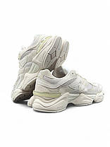 Кросівки New Balance 9060 Beige жіночі Нью Беланс 9060 бежеві зама текстиль шкіра демісезон, фото 3